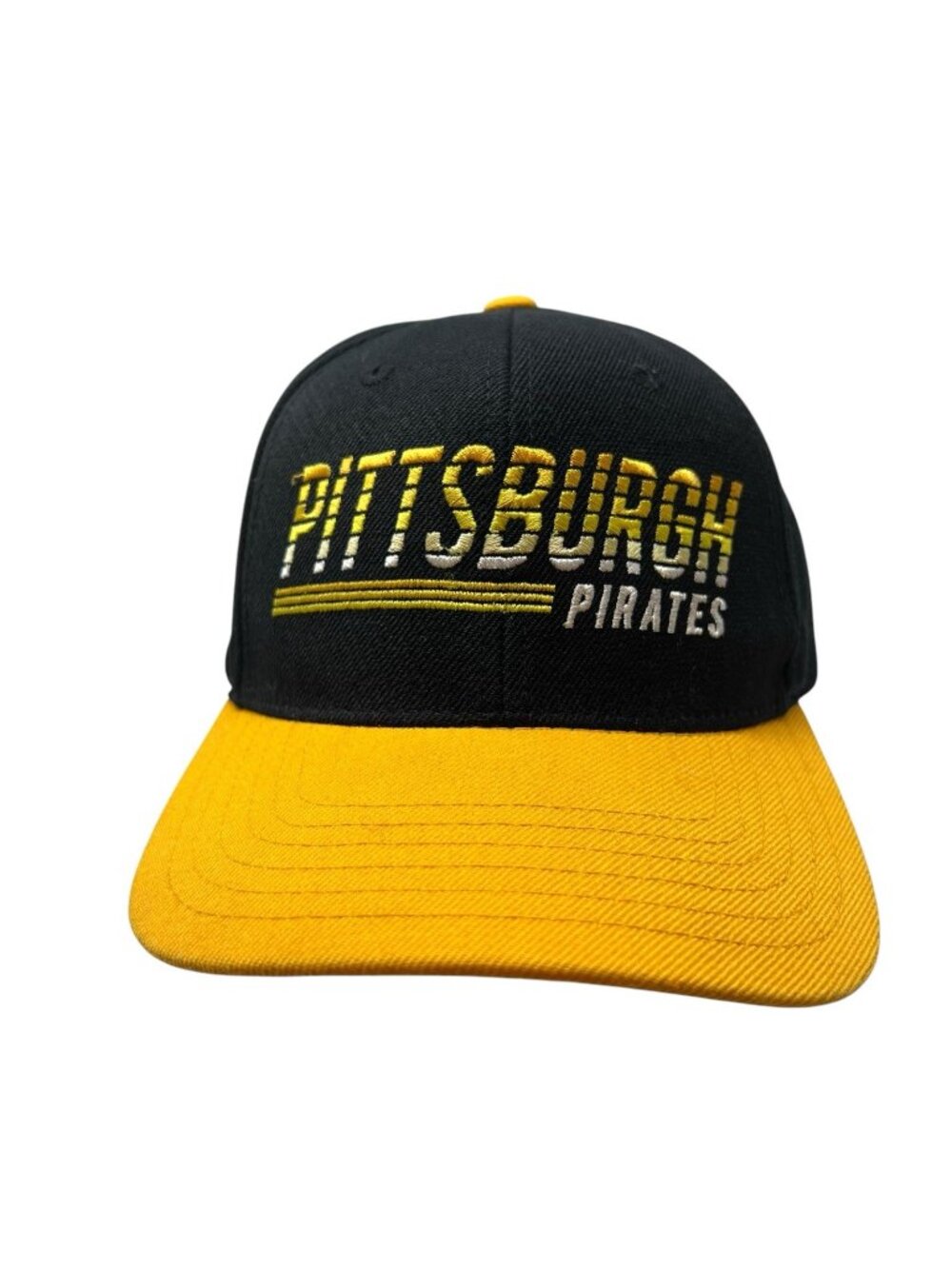 Pittsburgh Pirates Cooperstown Collection Retro Spell Out Snapback Hat Cap MLB